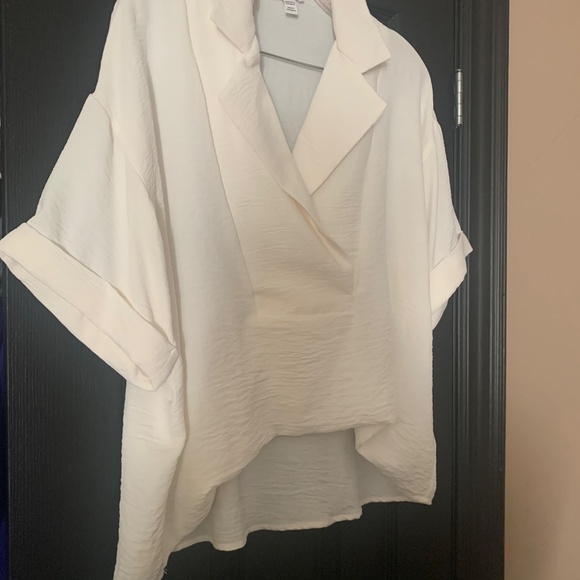 Tribal Jeans short sleeved blouse-Cocoa milk colour - Picture 2 of 3